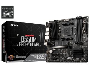 MSI B550M Pro-VDH WIFI (7C95-001R), AM4, AMD B550, µATX