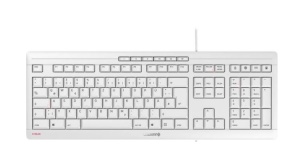 Cherry Stream Keyboard 2019 weiß-grau, USB, DE (JK-8500DE-2)