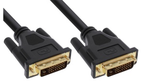 DVI-Kabel Dual Link, DVI (24+1) St. an DVI (24+1) St. 0,5 m