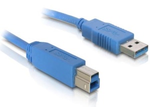 Delock USB-Kabel 3.0, USB3.0 A an USB3.0 B 1,0 m St/St