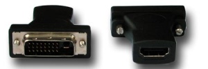 DVI-HDMI-Adapter, DVI-Stecker an HDMI-Buchse