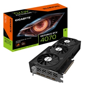 GIGABYTE GeForce RTX 4070 Windforce OC V2 12G, 12GB GDDR6