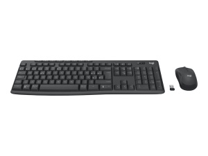 Logitech Wireless Desktop MK370 for Business Graphite,