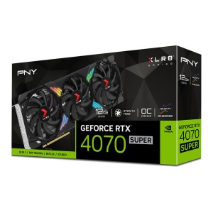 PNY GeForce RTX 4070 SUPER XLR8 Gaming Verto Epic-X RGB