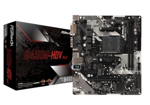 ASRock B450M-HDV R4.0, AM4, AMD B450, µATX