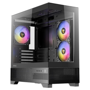 Antec CX500M RGB, schwarz, Glasfenster