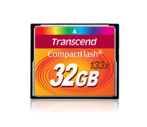 Transcend 32 GB Compact Flash Card 133x TS32GCF133