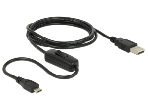 Delock Ladekabel USB 2.0 Typ-A Stecker > USB 2.0 Micro-B