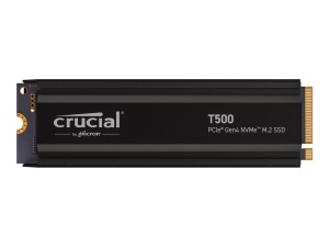 Crucial T500 SSD 1TB, M.2 2280/M-Key/PCIe 4.0 x4, Kühlkörper