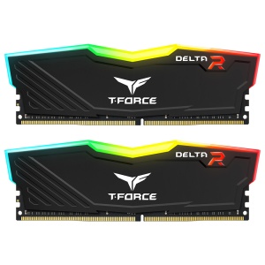 16GB Kit DDR4-RAM, 3600 MHz, TeamGroup T-Force Delta RGB