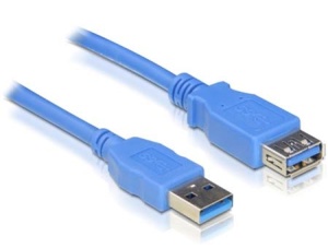 Delock USB-Kabel 3.0, USB3.0 A Verlängerung 1,0 m St/Bu